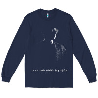 Navy clap your hand say yeah Long Sleeve Tee - PixelWave