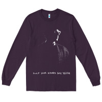 Plum clap your hand say yeah Long Sleeve Tee - PixelWave