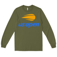 Army Green open Tennis tournament Long Sleeve Tee - PixelWave