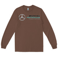 Chestnut mercedis f1 Long Sleeve Tee - PixelWave