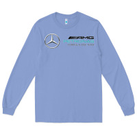 Colony Blue mercedis f1 Long Sleeve Tee - PixelWave