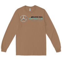 Toasted Coconut mercedis f1 Long Sleeve Tee - PixelWave