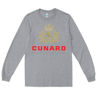 Heather Grey luxury cruises cunard Long Sleeve Tee - PixelWave