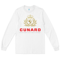 White luxury cruises cunard Long Sleeve Tee - PixelWave