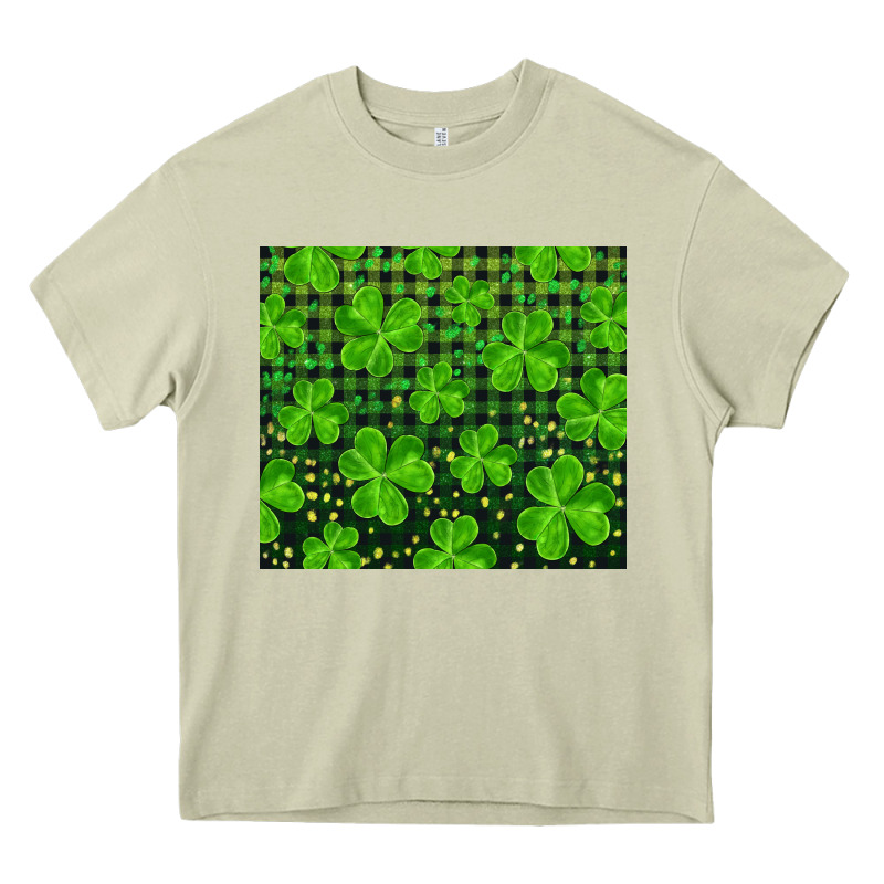 Shamrock And Plaid Heavy Core Tee by RanaPortraitStore | Teevron