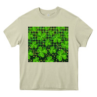 Mossy shamrock and plaid Heavy Core Tee - RanaPortraitStore