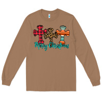 Toasted Coconut merry Christmas cross Long Sleeve Tee - CowhideDigitalArt