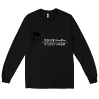 Black studio vader   star Long Sleeve Tee - PixelWave