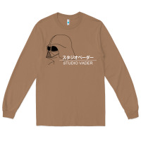Toasted Coconut studio vader   star Long Sleeve Tee - PixelWave