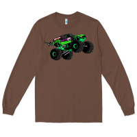 Chestnut monster truck grave digger Long Sleeve Tee - PixelWave
