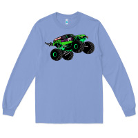 Colony Blue monster truck grave digger Long Sleeve Tee - PixelWave