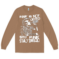 Toasted Coconut Stay Punk Stay Drunk Long Sleeve Tee - PixelWave