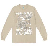 Mushroom Stay Punk Stay Drunk Long Sleeve Tee - PixelWave