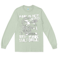 Matcha Stay Punk Stay Drunk Long Sleeve Tee - PixelWave