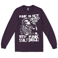 Plum Stay Punk Stay Drunk Long Sleeve Tee - PixelWave
