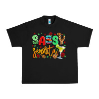 Black sassy senorita Urban Heavy Tee - LillyAllenDesigns