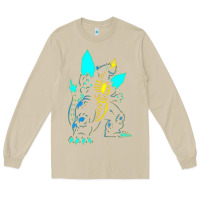 Mushroom Spacegodzilla Long Sleeve Tee - PixelWave