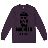Plum magneto was right Long Sleeve Tee - PixelWave