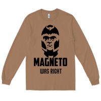 Toasted Coconut magneto was right Long Sleeve Tee - PixelWave