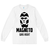 White magneto was right Long Sleeve Tee - PixelWave