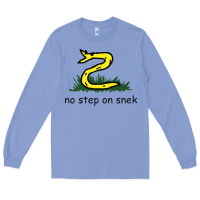 Colony Blue no step on snek,libertarian,tumblr,meme,funny,polotics,no step,on,snek Long Sleeve Tee - PixelWave