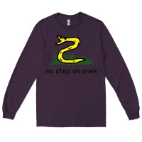 Plum no step on snek,libertarian,tumblr,meme,funny,polotics,no step,on,snek Long Sleeve Tee - PixelWave