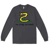 Smoke no step on snek,libertarian,tumblr,meme,funny,polotics,no step,on,snek Long Sleeve Tee - PixelWave