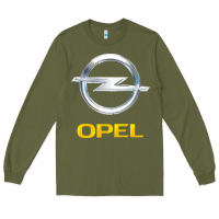 Army Green Opel Long Sleeve Tee - PixelWave