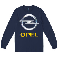 Navy Opel Long Sleeve Tee - PixelWave