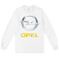 White Opel Long Sleeve Tee - PixelWave