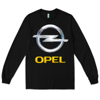Black Opel Long Sleeve Tee - PixelWave