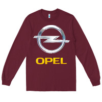 Burgundy Opel Long Sleeve Tee - PixelWave