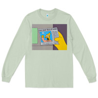 Matcha The Simpsons Old Man Yells At Cloud Newspaper V1 Long Sleeve Tee - PixelWave