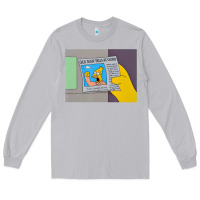 Moon Dust The Simpsons Old Man Yells At Cloud Newspaper V1 Long Sleeve Tee - PixelWave
