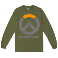 Army Green overwatch Long Sleeve Tee - PixelWave