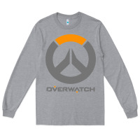 Heather Grey overwatch Long Sleeve Tee - PixelWave