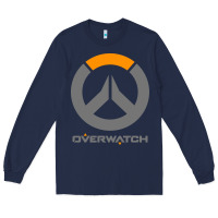 Navy overwatch Long Sleeve Tee - PixelWave
