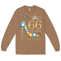 Toasted Coconut 66th birthday 66 years of being awesome 66 years old woman Long Sleeve Tee - PixelWave