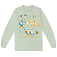Matcha 66th birthday 66 years of being awesome 66 years old woman Long Sleeve Tee - PixelWave
