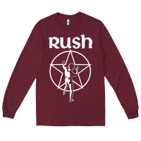Burgundy Rush Explosion Long Sleeve Tee - PixelWave