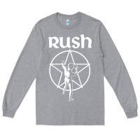 Heather Grey Rush Explosion Long Sleeve Tee - PixelWave