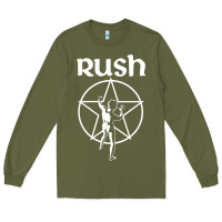 Army Green Rush Explosion Long Sleeve Tee - PixelWave