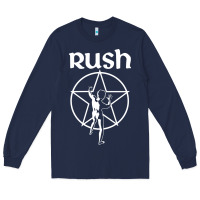Navy Rush Explosion Long Sleeve Tee - PixelWave