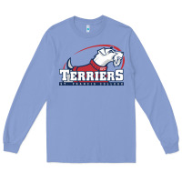 Colony Blue st. francis terriers(SFC), brooklyn Long Sleeve Tee - PixelWave