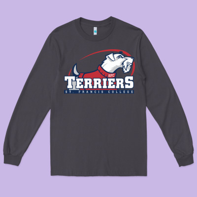 St. Francis Terriers(sfc), Brooklyn Long Sleeve Tee Designed By Pixelwave