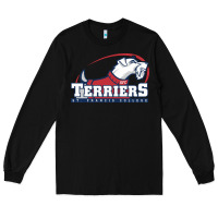 Black st. francis terriers(SFC), brooklyn Long Sleeve Tee - PixelWave