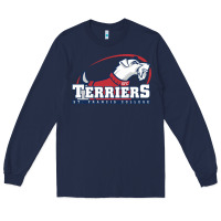 Navy st. francis terriers(SFC), brooklyn Long Sleeve Tee - PixelWave
