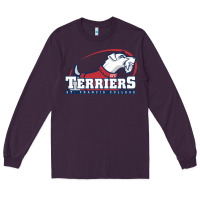Plum st. francis terriers(SFC), brooklyn Long Sleeve Tee - PixelWave