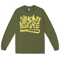 Army Green Naughty by Nature, Naughty, Nature, the Naughty by Nature, Naughty by  Long Sleeve Tee - PixelWave