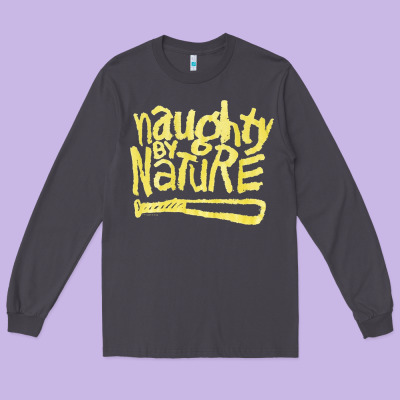 Naughty By Nature, Naughty, Nature, The Naughty By Nature, Naughty By  Long Sleeve Tee Designed By Pixelwave
